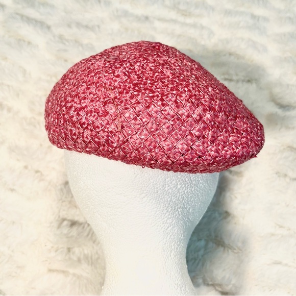 Vintage Mark III Raspberry Pink Woven Hat - Picture 4 of 11
